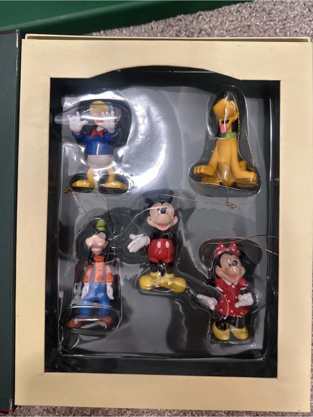 Disney Character Ornament Set - Red, Yellow, Black